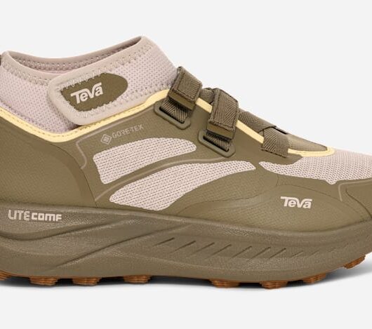 Women's TEVA Trailwinder Mid GORE-TEX Hiking Shoe in Chateau Grey/Burnt Olive, Size 9
