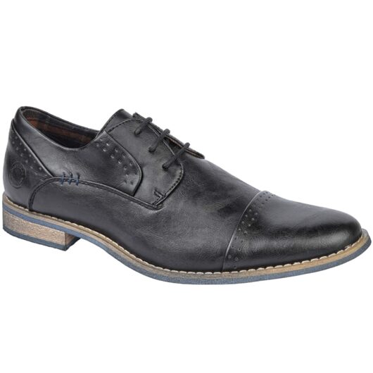 Shoes Senator Lace Up Derby Shoes in Black / 7 (40) - Tokyo Laundry