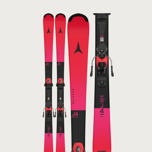 Atomic Redster J4 skis + L 6 GW Bindings - 150cm