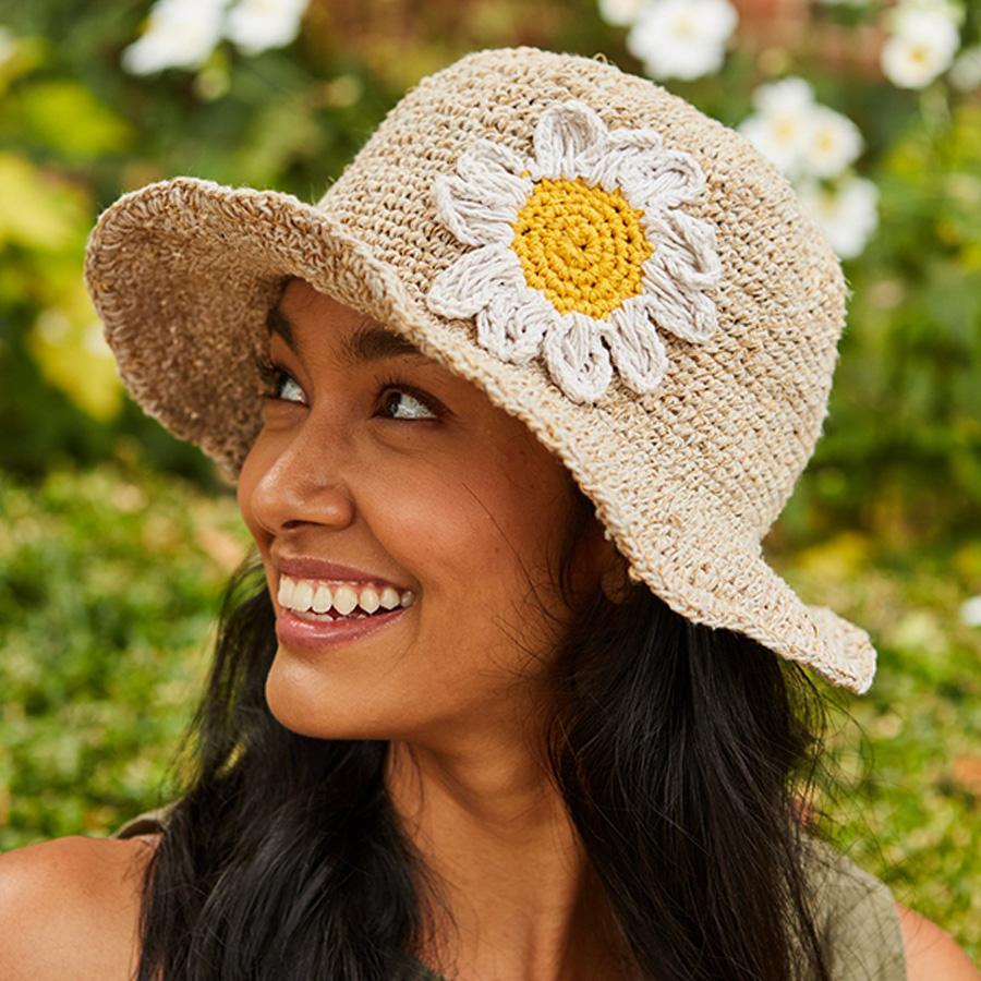 Daisy Hemp & Cotton Sun Hat