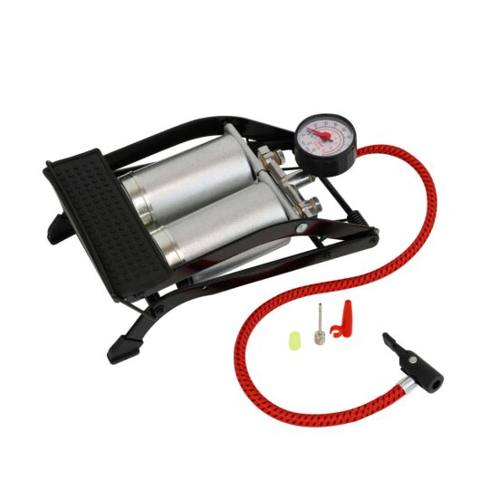 Deluxe Quality Twin Cylinder Foot Pump