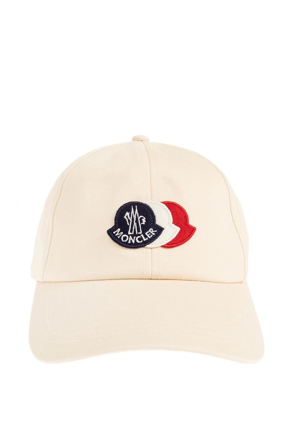 MONCLER TRIPLE LOGO CAP Size: OS, colour: BEIGE