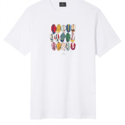 PAUL SMITH PS CASQUETTES REGULAR FIT T SHIRT Size: 3XL, colour: WHITE