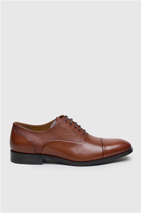 Racing Green Tan Leather Oxford McClaren Shoe