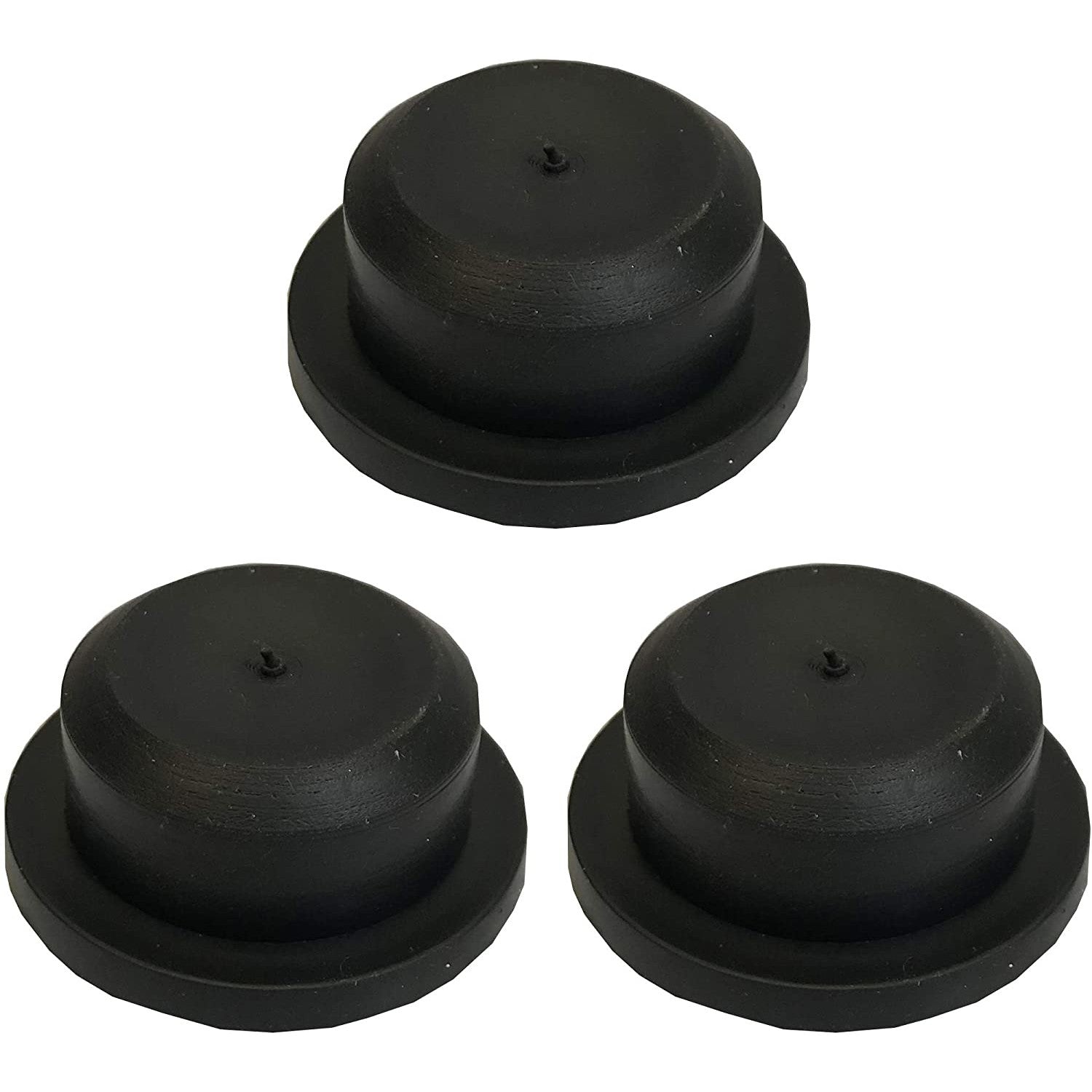 Replacement Lawn Roller Bung Rubber Cap Stopper - Pack of 3